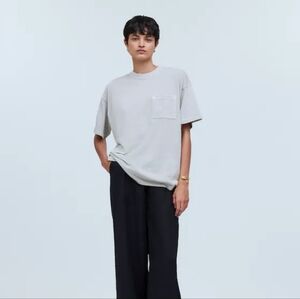 Madewell Garment-Dyed Oversized Pocket Tee